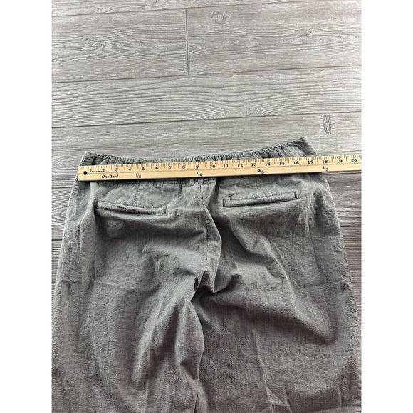 Coldwater Creek Natural Fit Textured Micro Stripe Gray Women's Size 16 Cropped - Picture 6 of 10